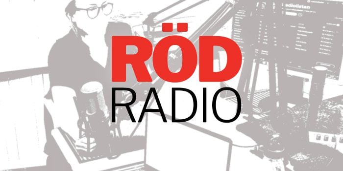 Logotyp Röd Radio Podcast