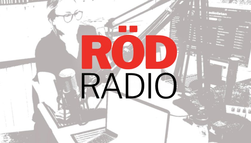 Logotyp Röd Radio Podcast